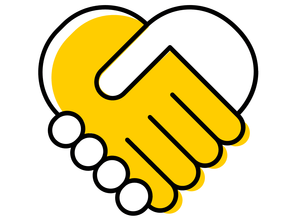 friendship two color icon